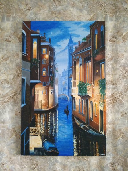 Pintura «Veneziano para baixo», Lyubov Kinchuk