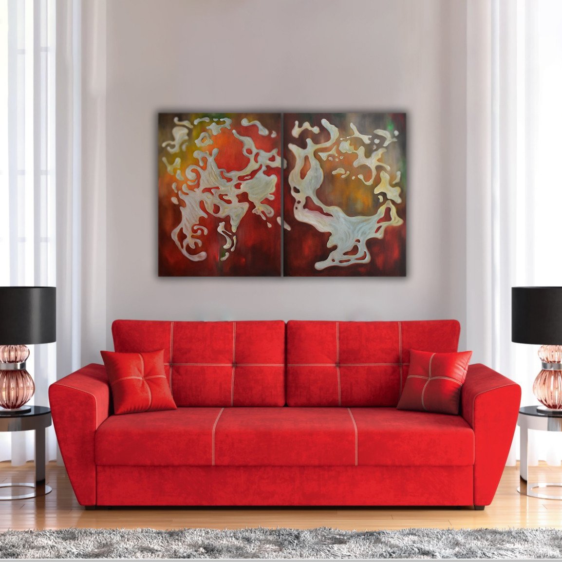 DANCE 1 original oil painting, - buy online