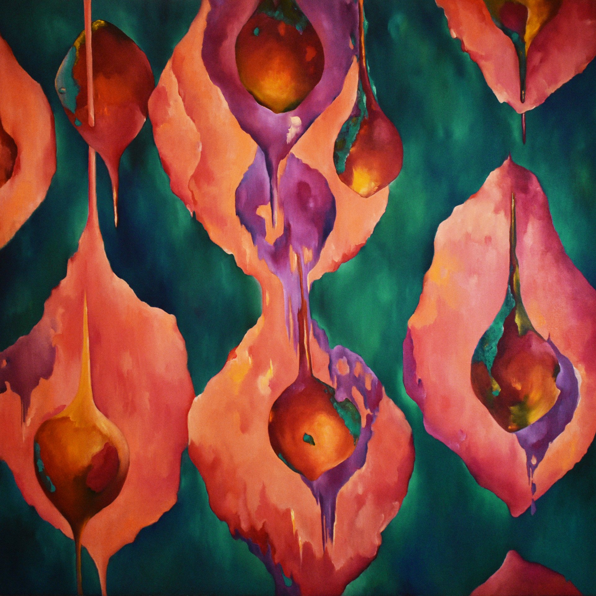 DRIFTING IN THE OCEAN Painting by MARINA Venediktova