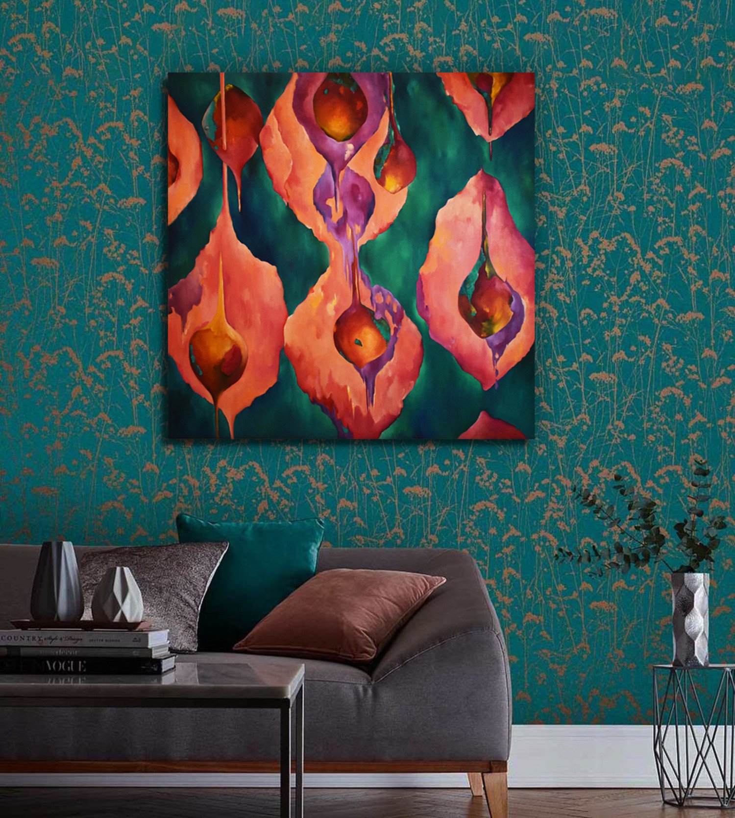 DRIFTING IN THE OCEAN Painting by MARINA Venediktova