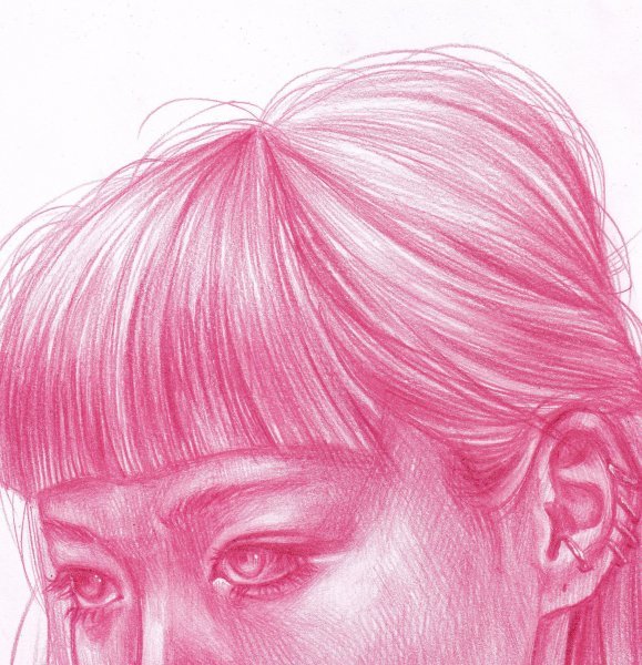 Additional view 1: Drawing 'L'éclat immaculé' by illustrator Anastasia Terskih paper 