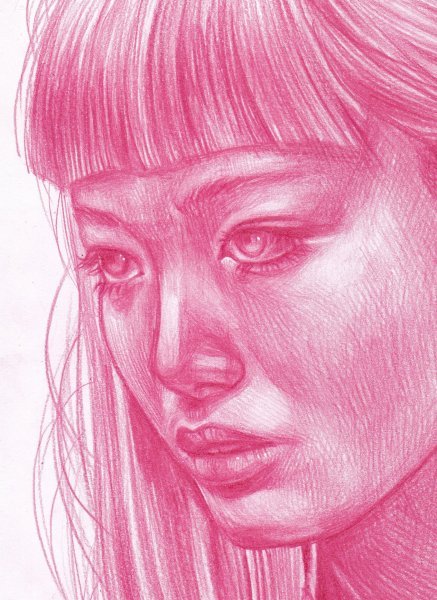 Additional view 3: Drawing 'L'éclat immaculé' by illustrator Anastasia Terskih paper 