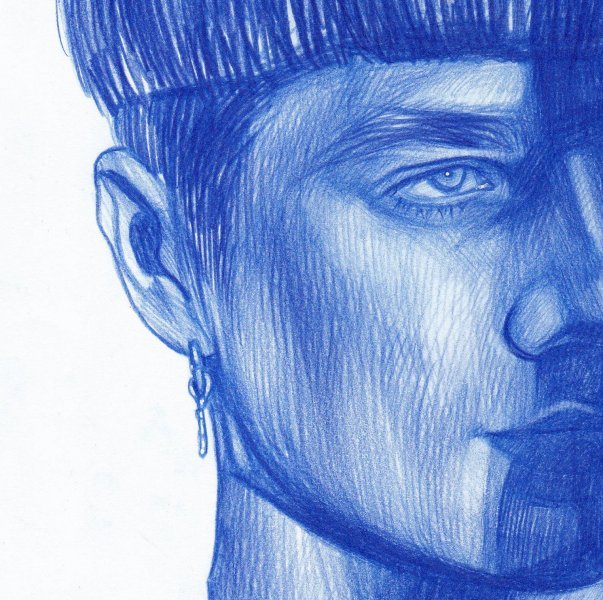 Additional view 1: Drawing ANTON LISIN by illustrator Anastasia Terskih paper 