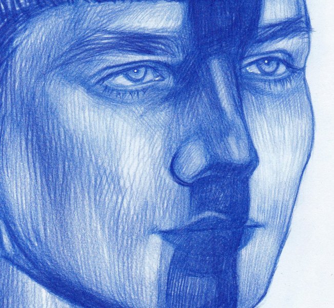 Additional view 3: Drawing ANTON LISIN by illustrator Anastasia Terskih paper 