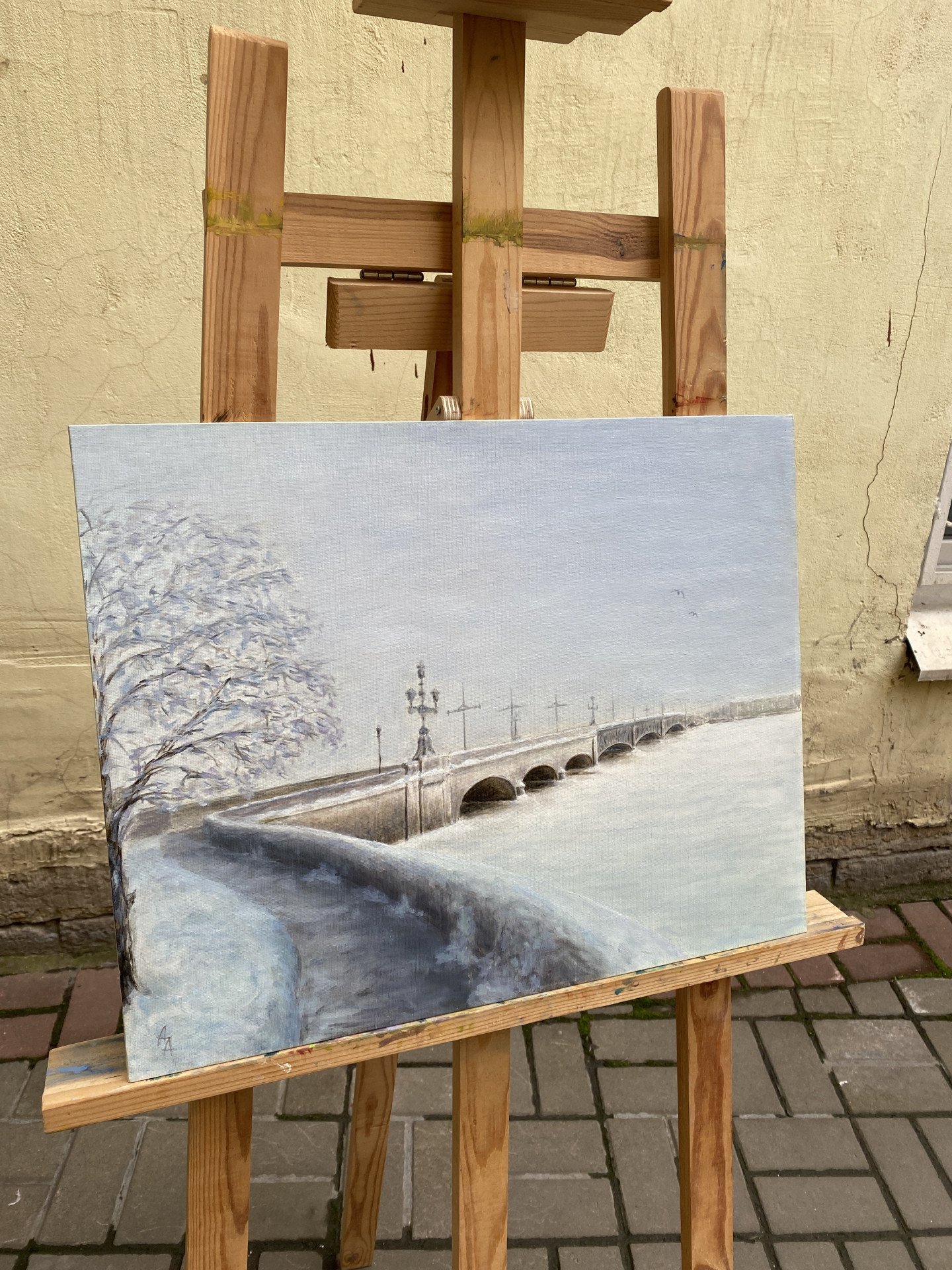 Зима в Санкт-Петербурге - painting