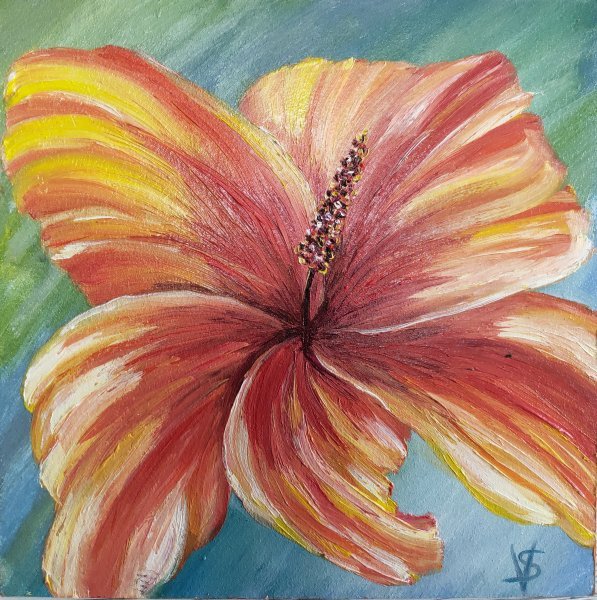 Lily Painting by Vira Savka - Jose Art Gallery