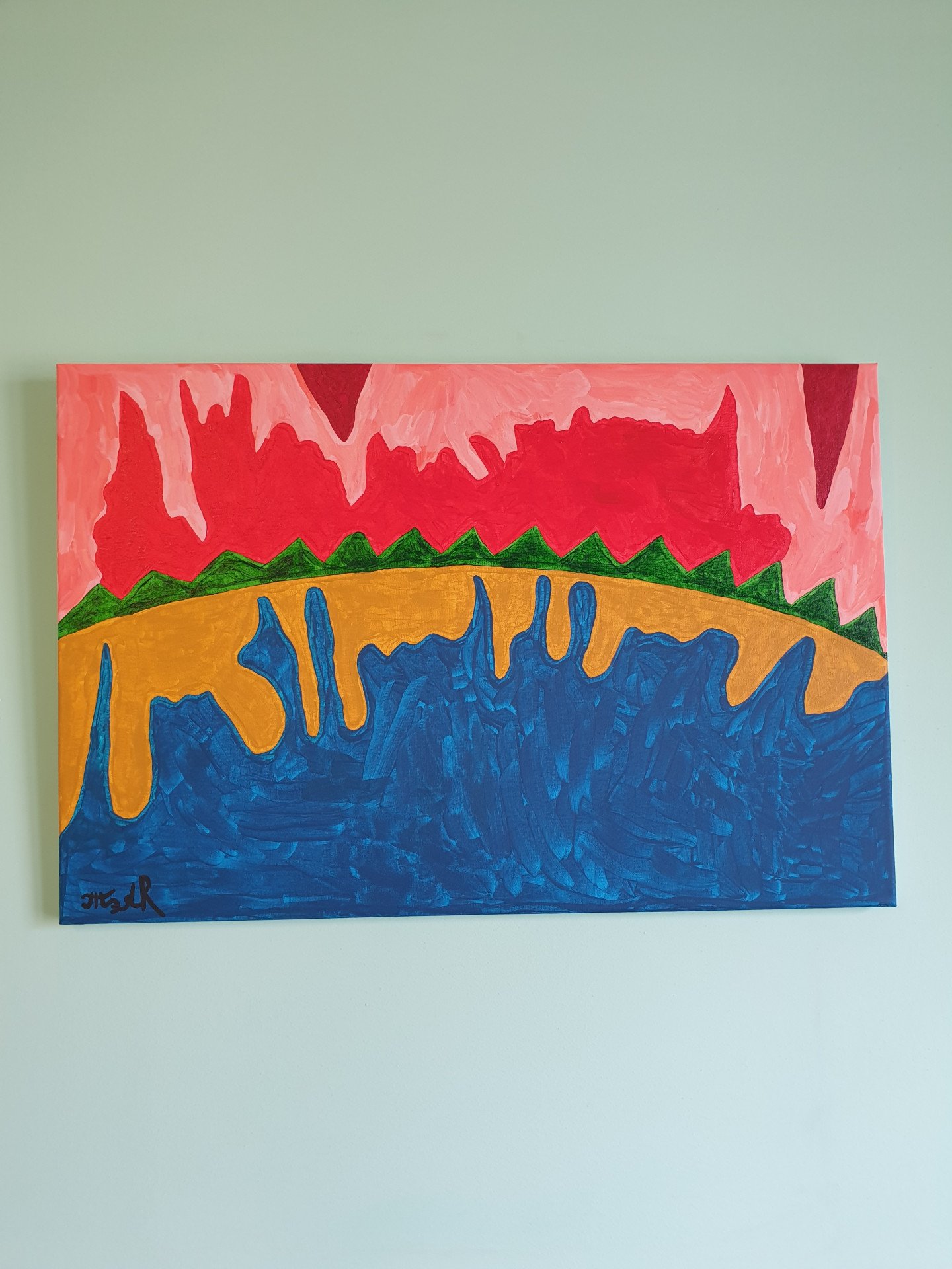 Paradise island Painting by Arina Mari (2022) Jose Art Gallery