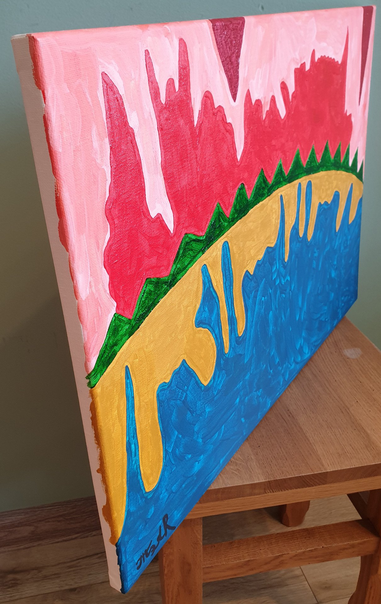 Paradise island Painting by Arina Mari (2022) Jose Art Gallery