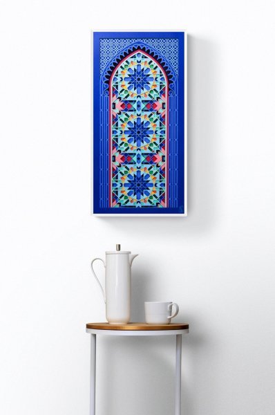 Additional view 4: Abstract Mythological Sculpture Labyrinth I - Paper Sculpture by sculptor Scaled Dimensions Mixed method 