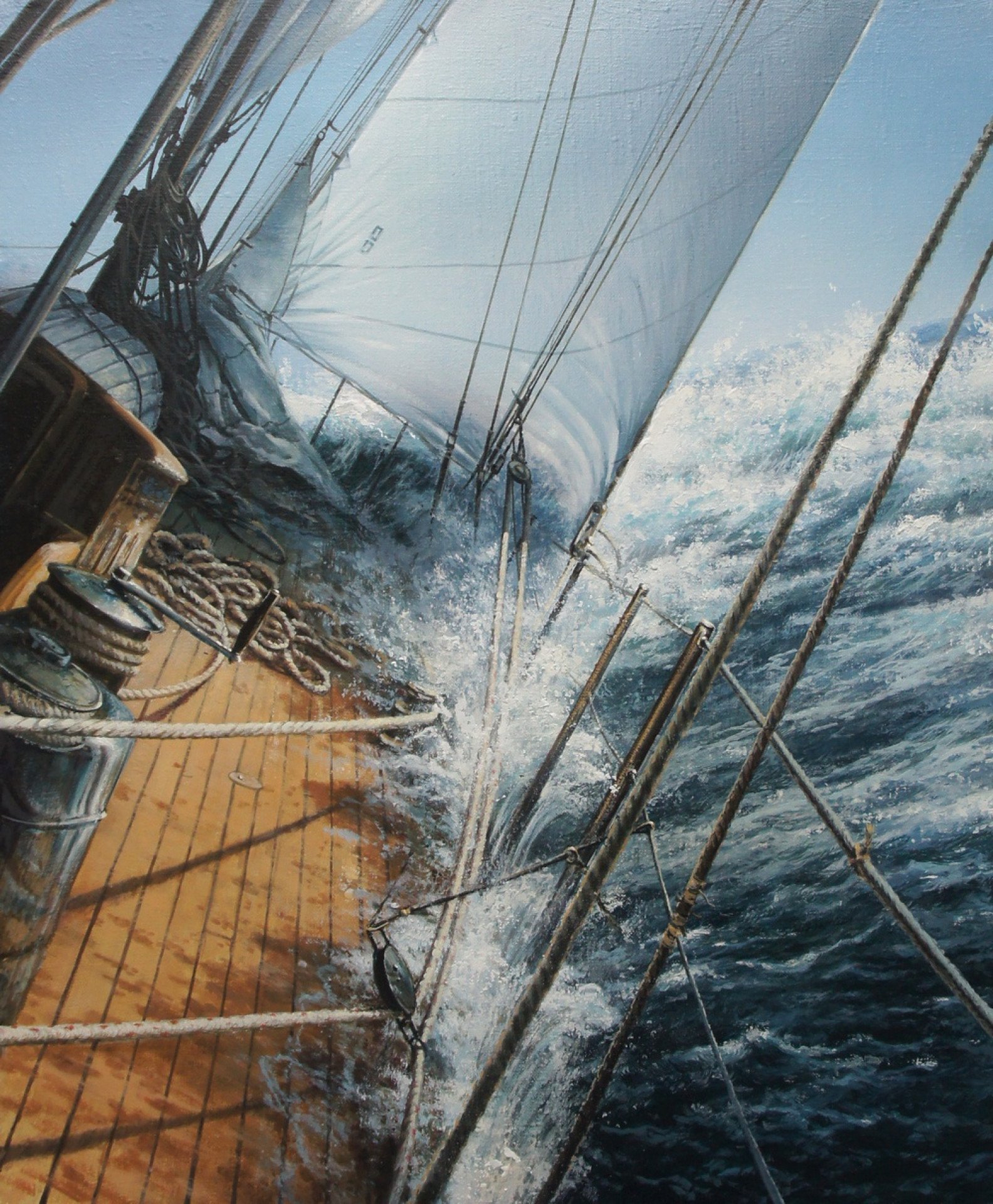 Elemental power Painting by Viktar Yushkevich Yuvart