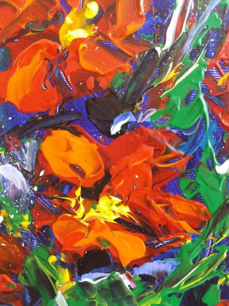 Expression of Red Painting by Galina Grygoruk