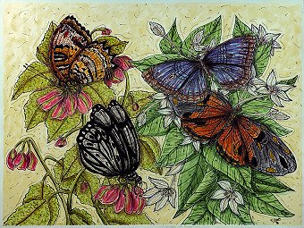 Messengers Of Beauty Painting by Kim Jones Miller - Jose Art Gallery