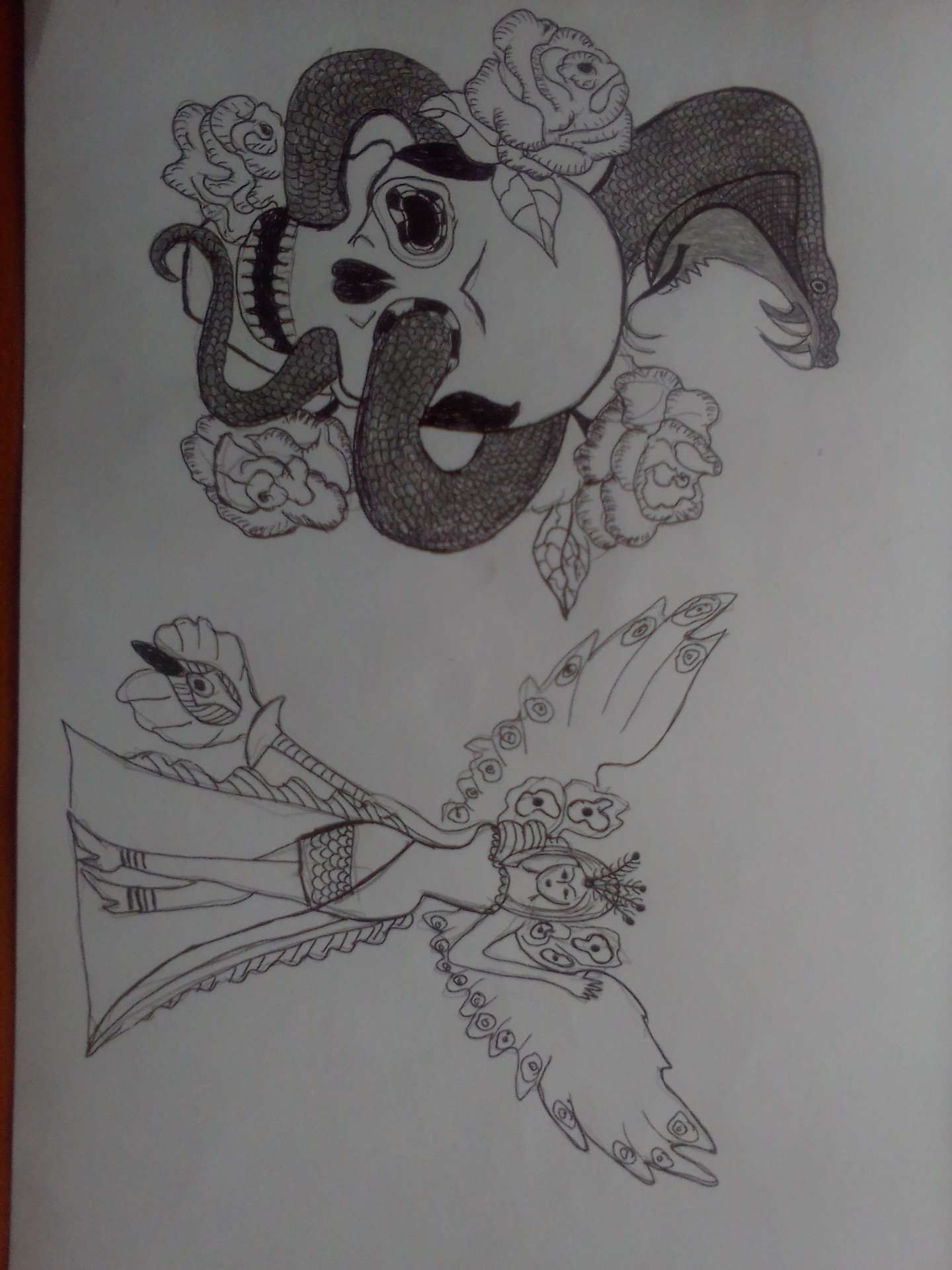Малюнок «Янгол та змія» - Катя Катюша - Jose Art Gallery
