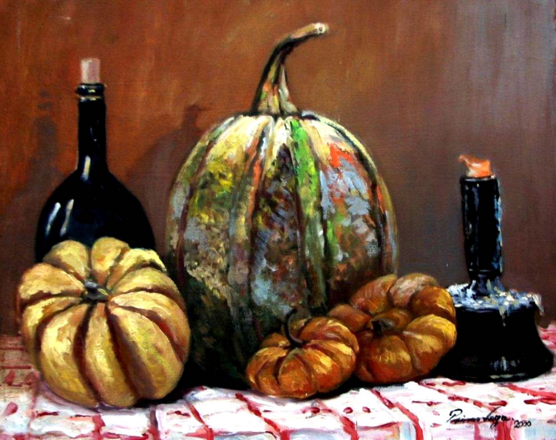 Pumpkins Painting by Primo Vega Jose Art Gallery