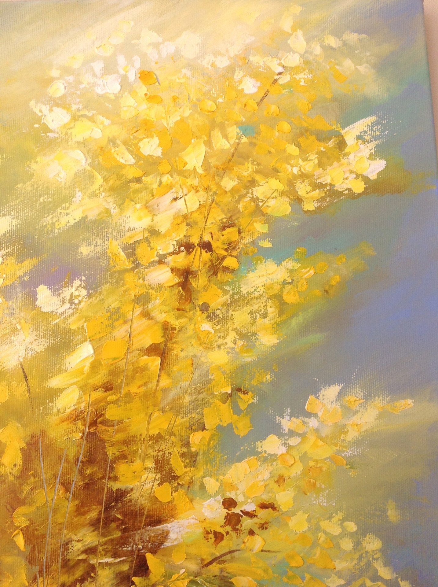 Mimosa Painting by Elena Gontar Jose Art Gallery