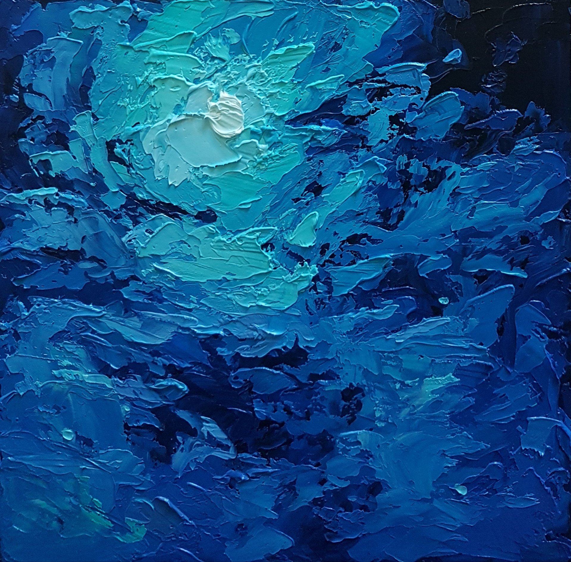 Night Sky Painting by Olga Mihailicenko - Jose Art Gallery