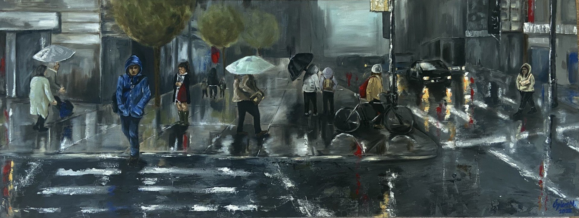 Street Painting by Ozlem Nalçacı - Jose Art Gallery