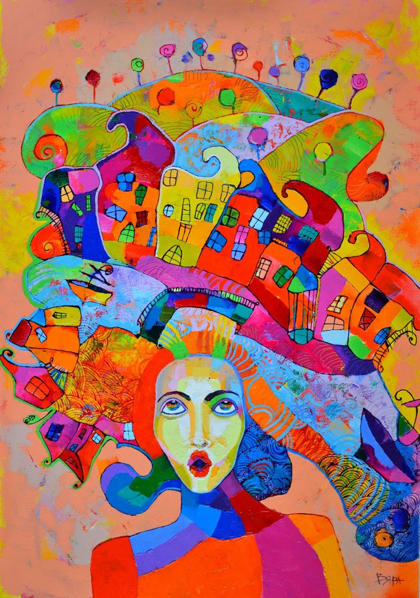 Картина «Фантазія», В'яра Тичкова - Jose Art Gallery