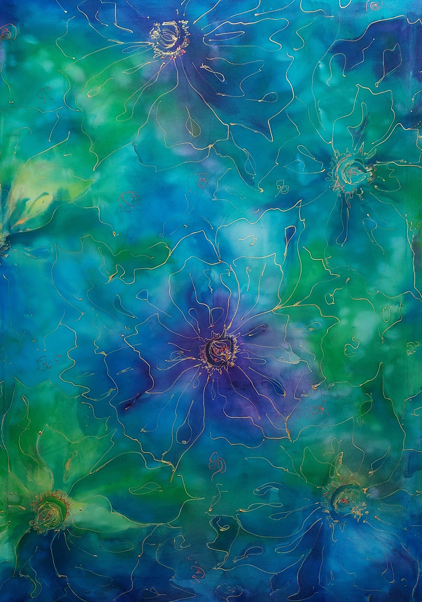 Flower Fantasy Drawing Natali Diduh Jose Art Gallery