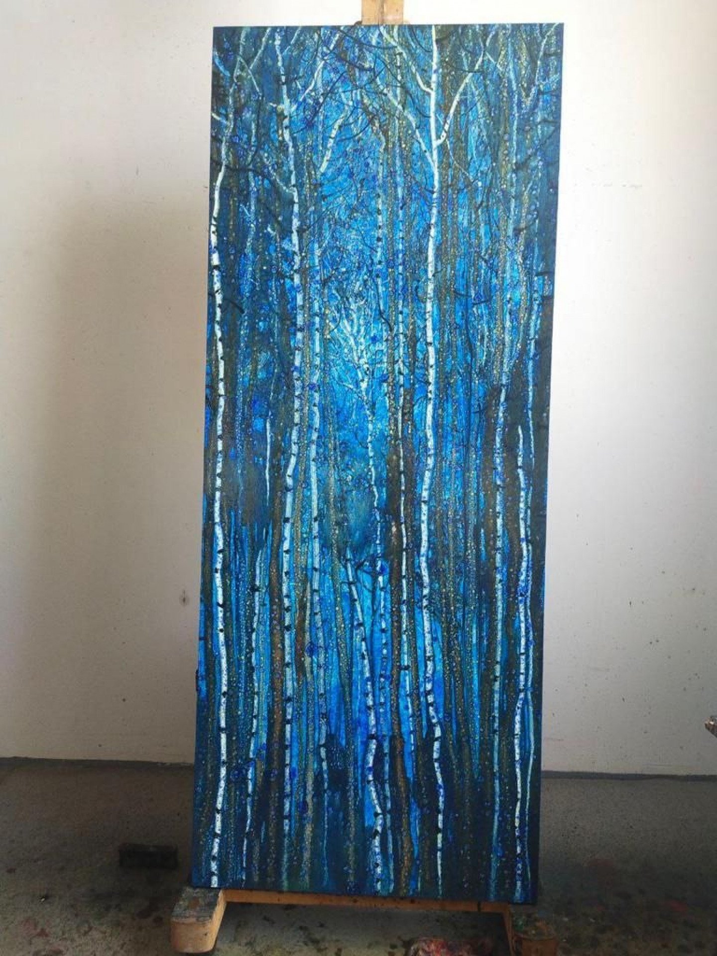 Triptych (Spring, Summer, Autumn). Painting by Ttv - Jose Art Gallery
