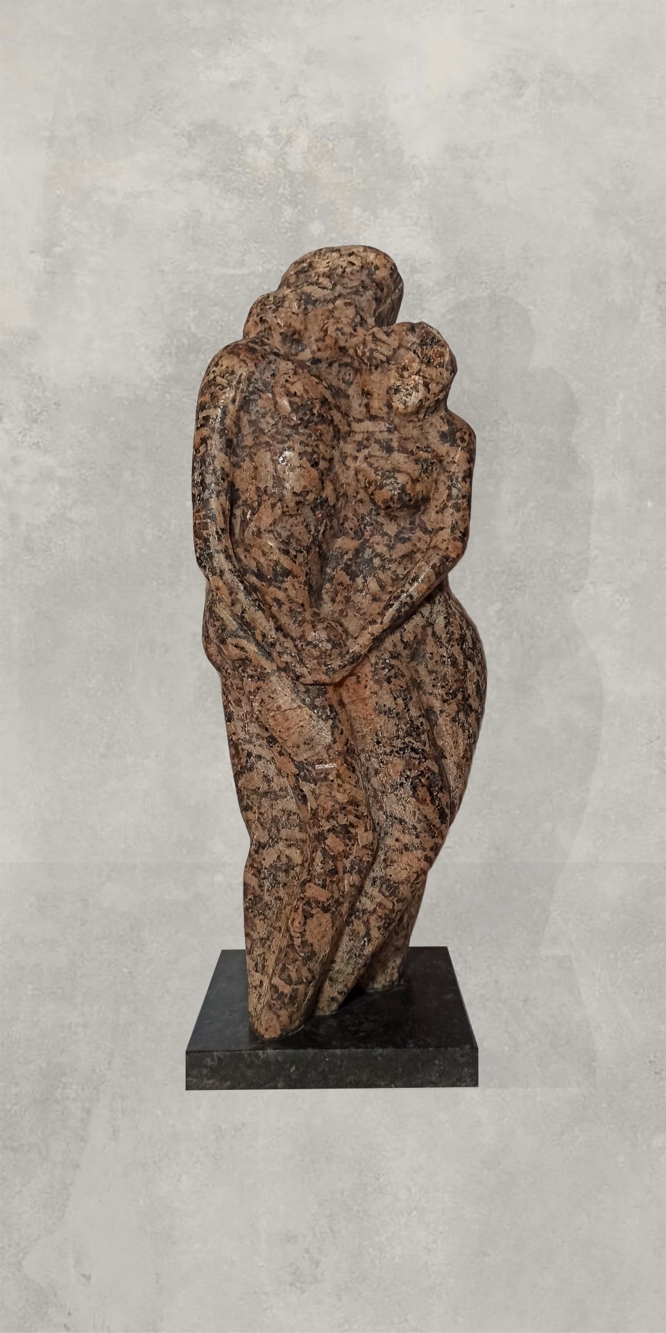 Kiss, Kiss granite Sculpture Miri Jose Art Gallery