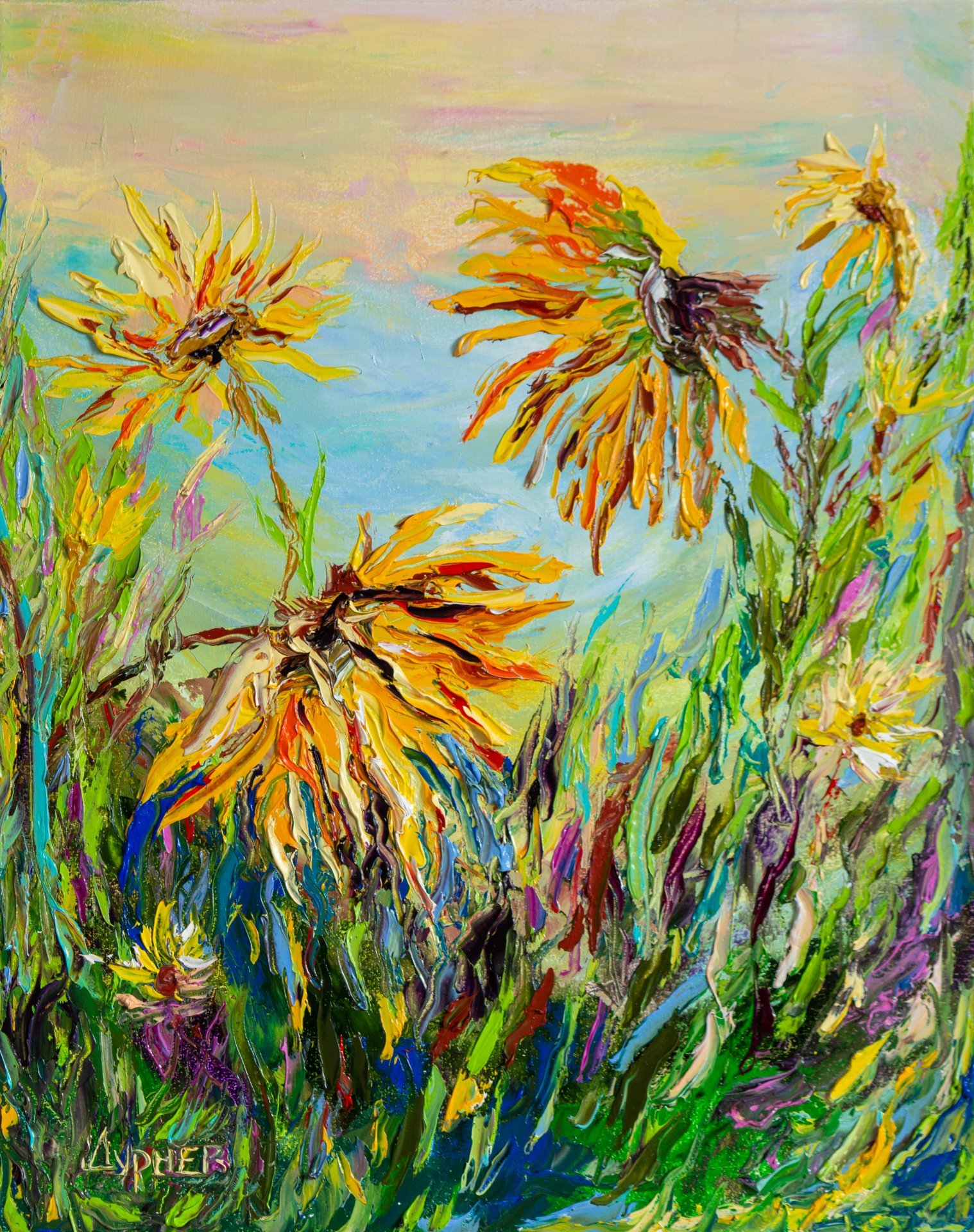 flowers-of-ukraine-painting-by-vladyslav-durniev