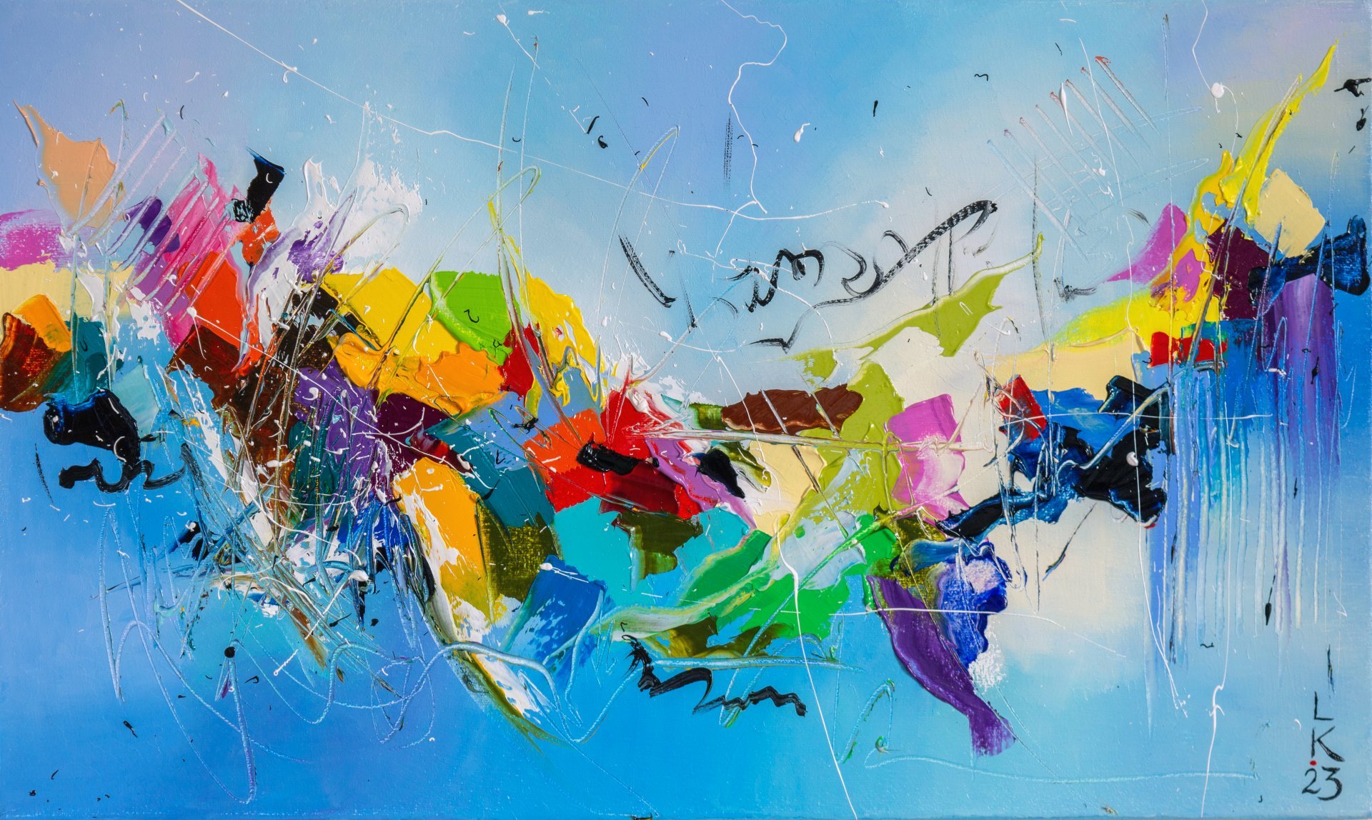 Colorful mood Painting by Liubov Kuptsova - Jose Art Gallery