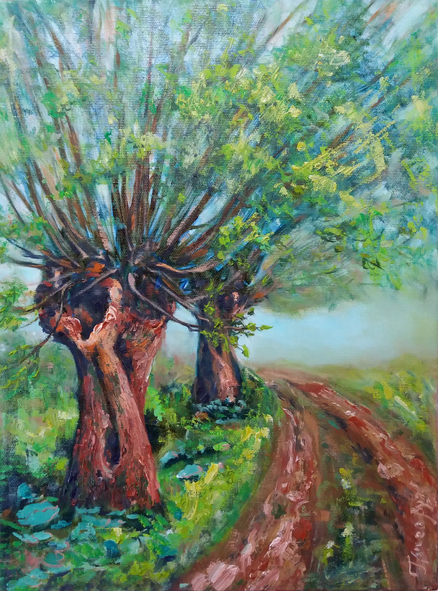 After rain Painting by Galina Grygoruk Jose Art Gallery