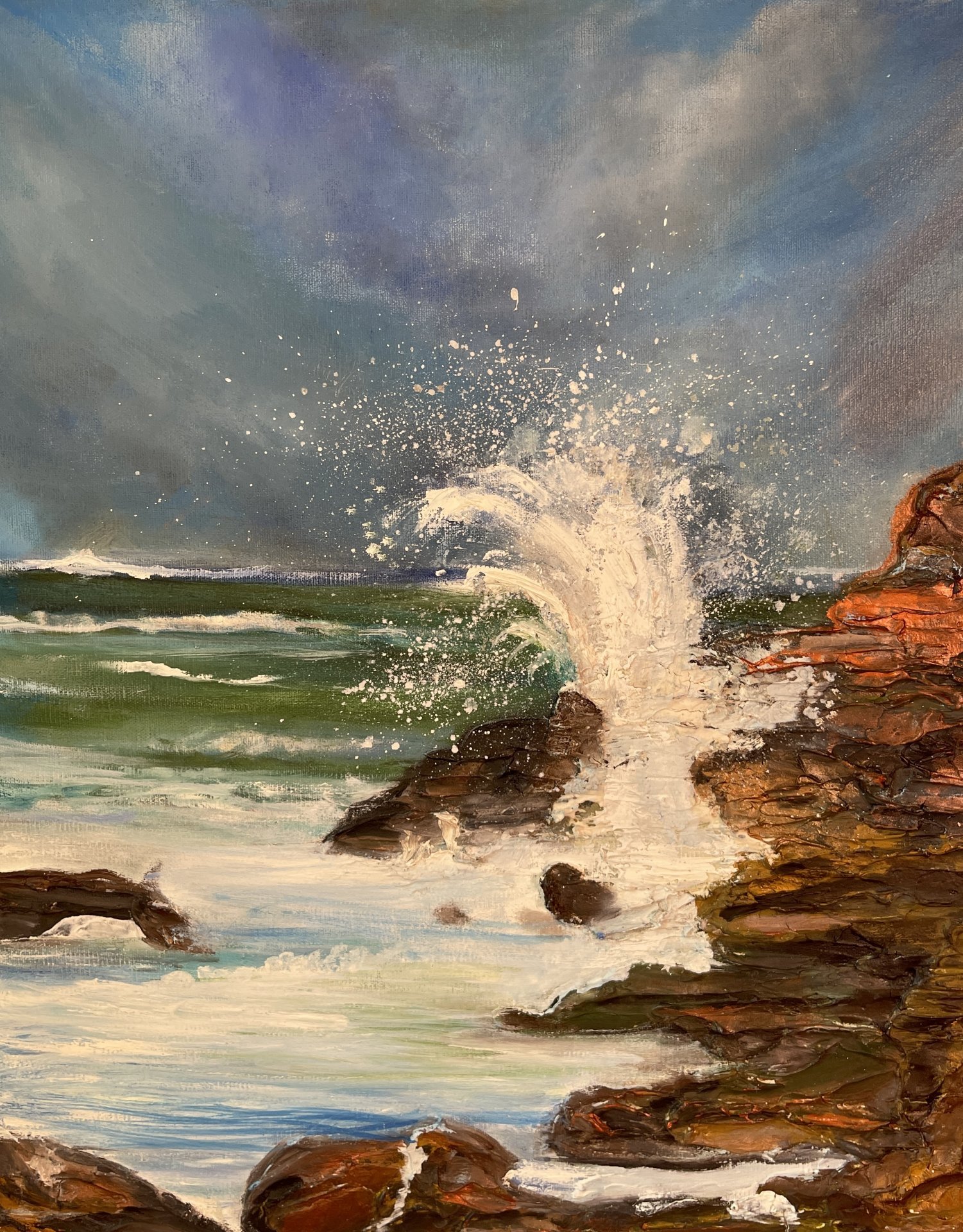 Sea breeze Painting by Christina Kristovsky