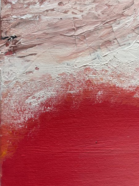 Additional view 2: Minimalism Interior Painting Pink lake by painter DALI acrylic canvas 