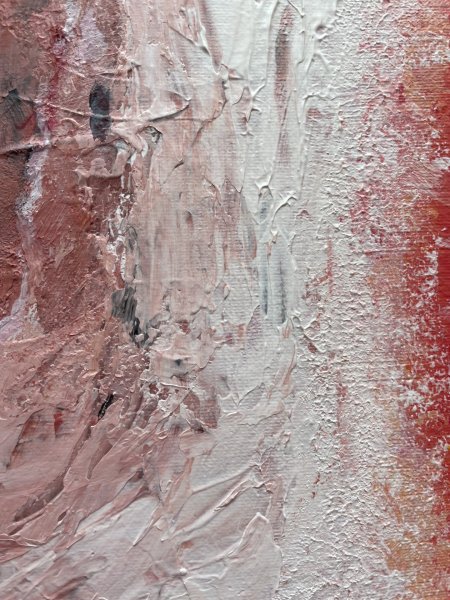 Additional view 3: Minimalism Interior Painting Pink lake by painter DALI acrylic canvas 