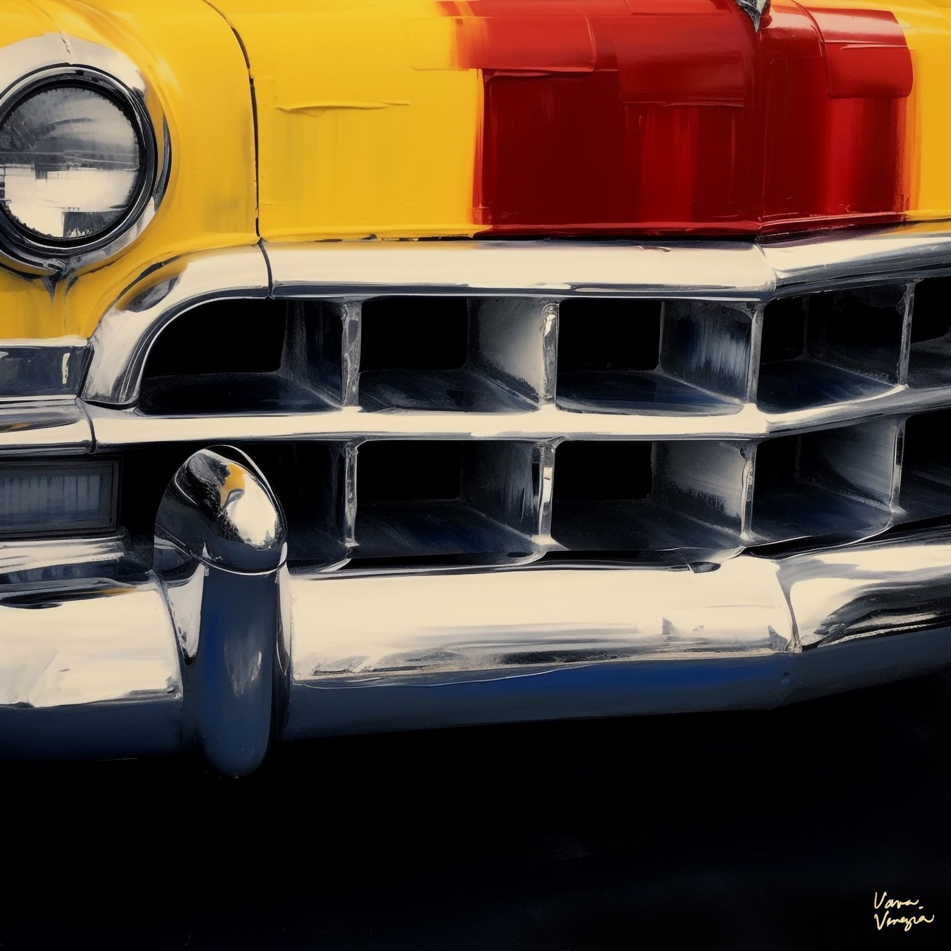 American vintage Digital Art Vava Venezia Dellert Jose Art Gallery