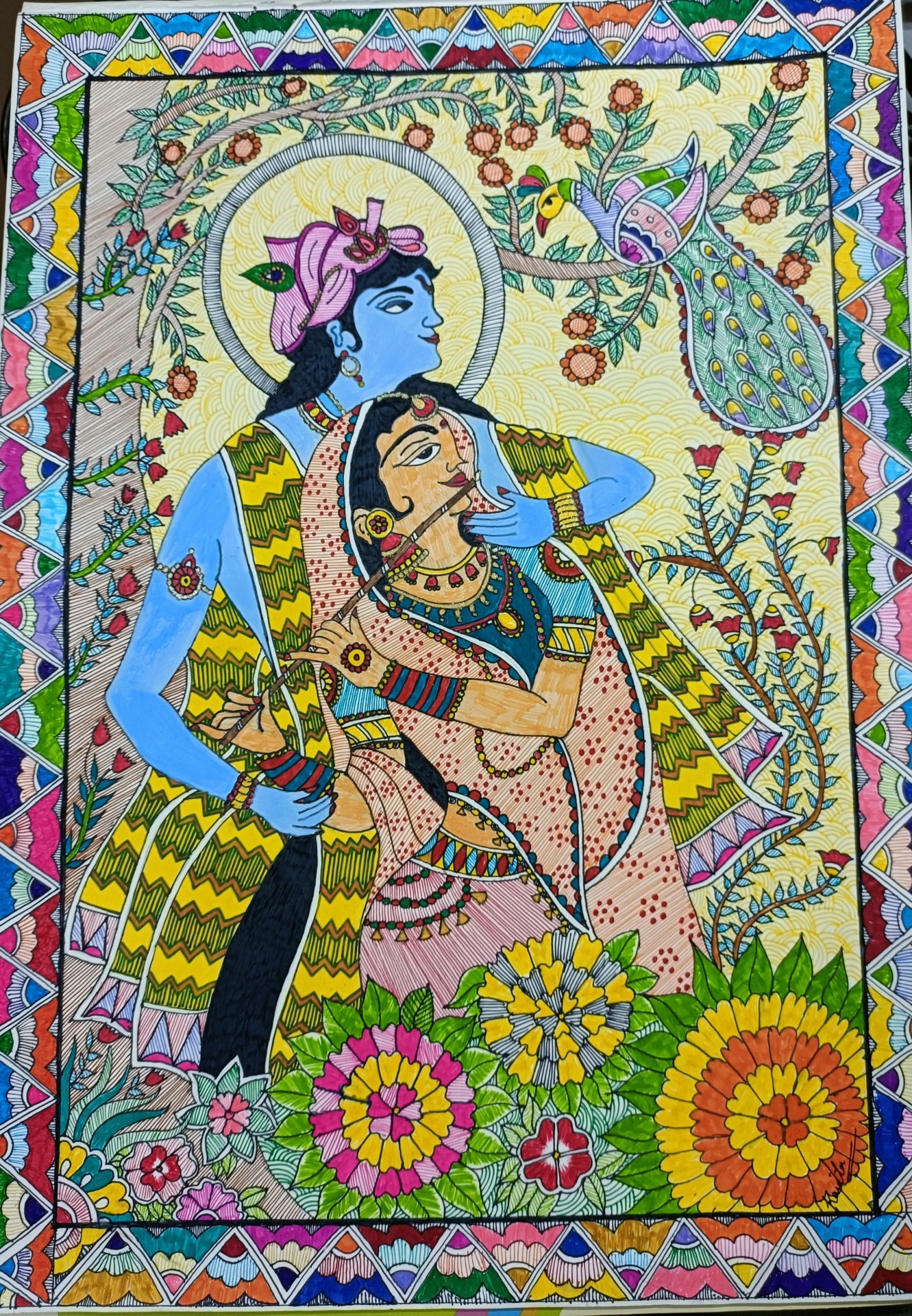 LEARN MITHILA PAINTING visual data 8