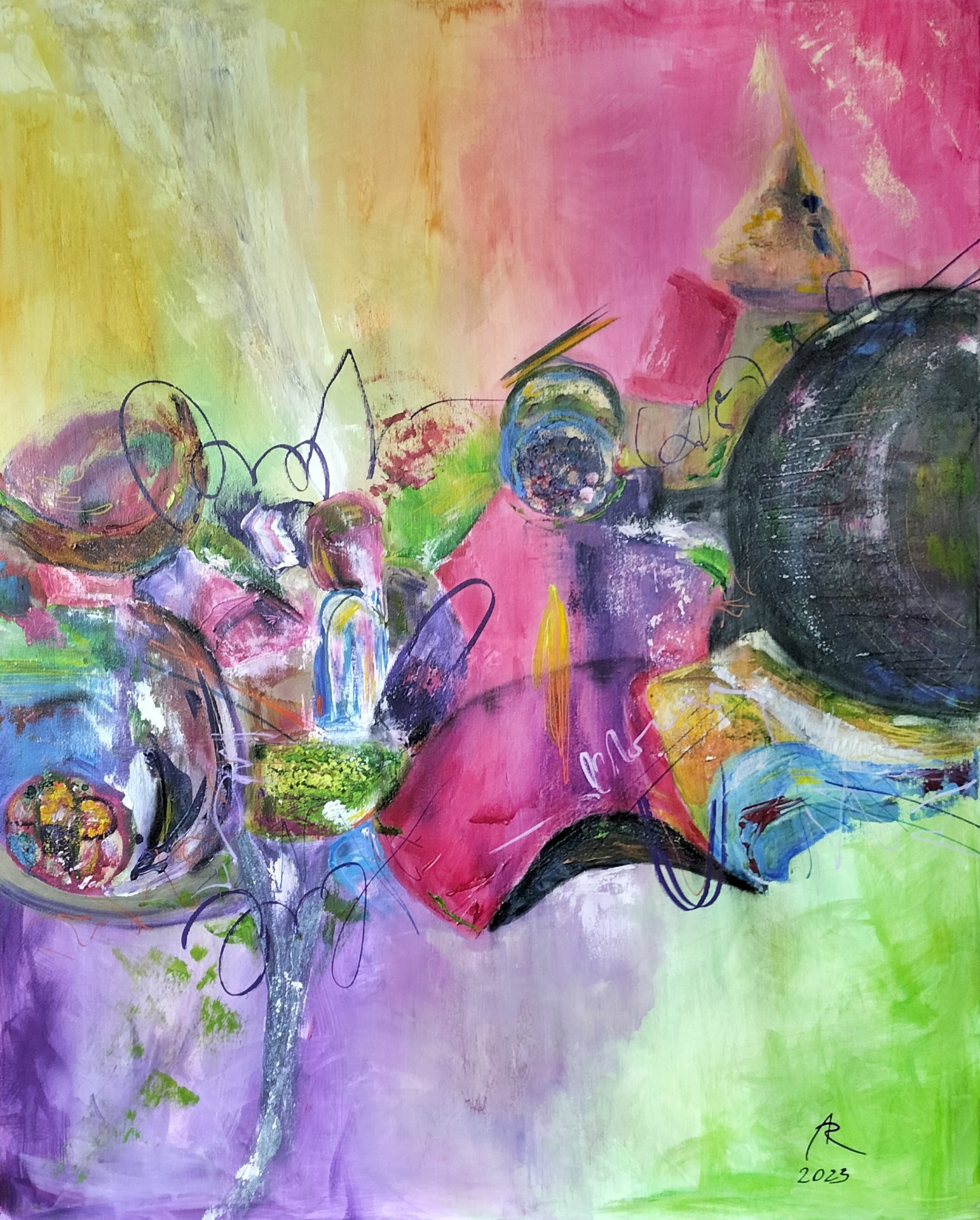 Картина «Пейзаж з серотоніном», Alyona Rudenko